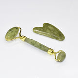 Unisex Jade Roller and Gua Sha Board- Green Only Colorway