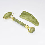 Unisex Jade Roller and Gua Sha Board- Green Only Colorway