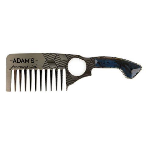 ADAM'S STAINLESS STEEL IMPERIAL BEARD COMB
