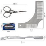 Kit Scissor + Shaver +Canvas Bag + Shaving Ruler